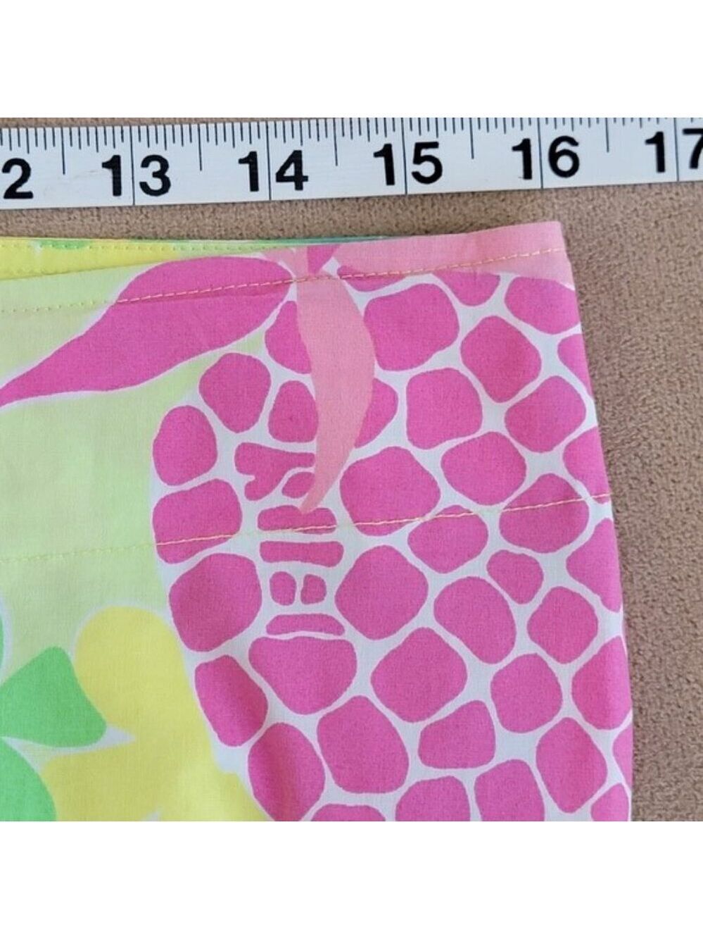 Lilly Pulitzer Vintage Wide Leg Palazzo Pant in Palm Green Lanai Size 8 EUC - Picture 5 of 9
